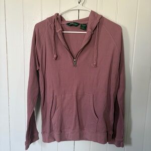 Still water supply co. Women's Mauve Quarter-Zip Hoodie